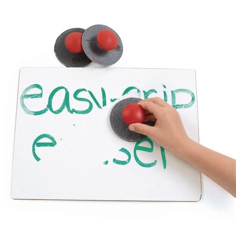 Colorations® Easy-Grip Erasers - Set of 10