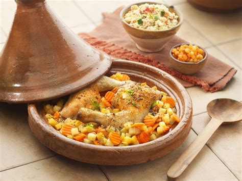 Moroccan Chicken Tagine Recipe with Potatoes and Carrots