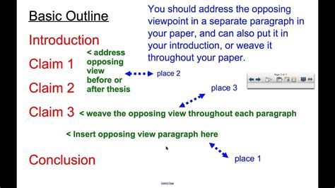 Structure - Planning Counterclaim - YouTube