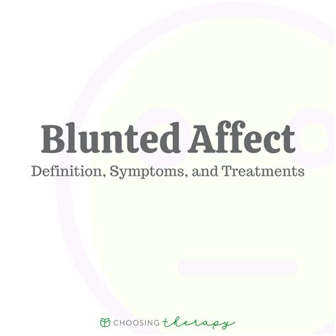 Blunted Affect: Signs of the Unemotional Response