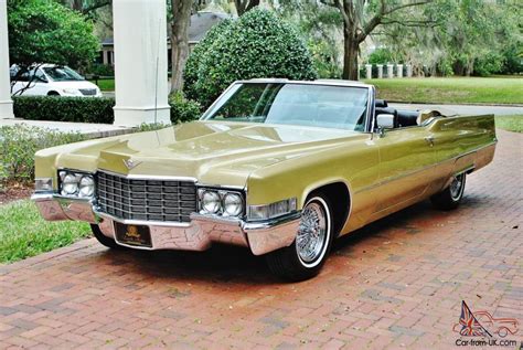 Amazing 1969 Cadillac Deville Convertible cold a/c drive this car coast to coast