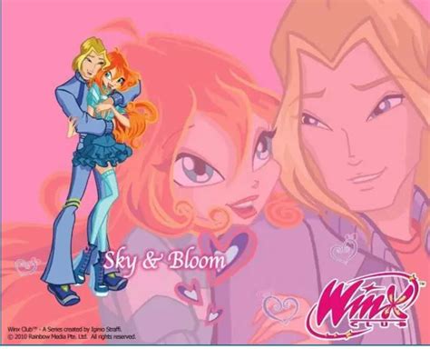 Winx Club: Bloom y Sky - rompecabezas en línea