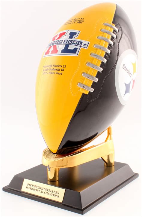 2006 Steelers vs. Seahawks Super Bowl XL Commemorative Trophy ...