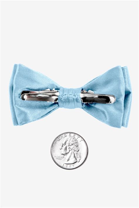 Silk Baby Blue Infant Pretied Bow Tie | Ties.com