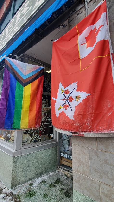 Pride Flag and Flag of the Canadian Army : r/vexillology