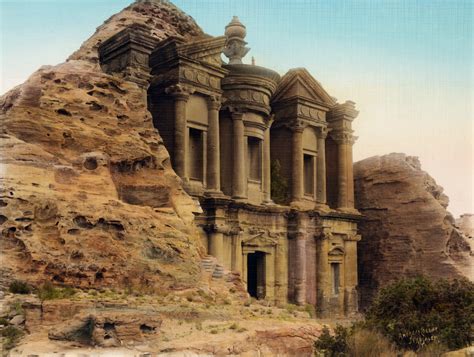 File:Flickr - …trialsanderrors - The Monastery, Petra, Jordan, by the American Colony Jerusalem ...