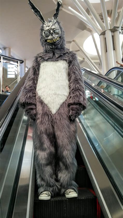 [Self] Repost from r/donniedarko, r/creepy. My cosplay as Frank the Bunny (Donnie Darko). • /r ...