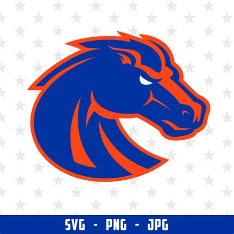 Boise State Broncos Logo Svg png jpg NCAA Boise State Broncos | Etsy