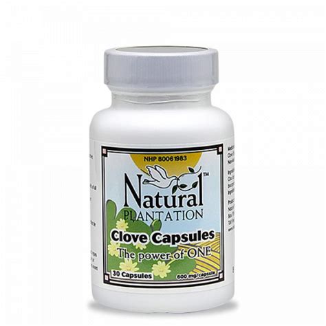 Natural Plantation Clove, 30 Capsules - Your Health Food Store and So Much More! | Old Fashion Foods