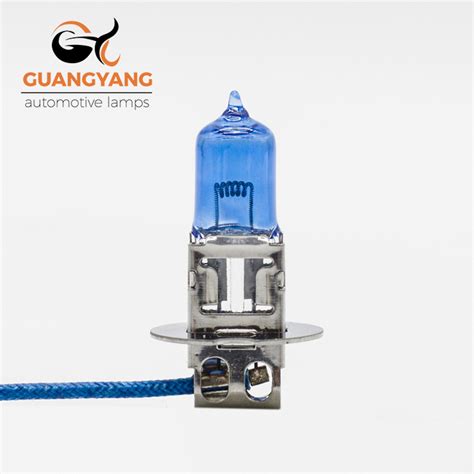 H3 24V 70W Blue Super White Headlight Auto Halogen Bulb - H3 Headlight and H3 Bulb