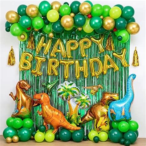 Amazon.com: 4Pack Giant Self Standing Dinosaur Foil Balloons for ...