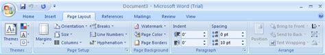 Change the page size : Page « Style Formatting « Microsoft Office Word 2007 Tutorial