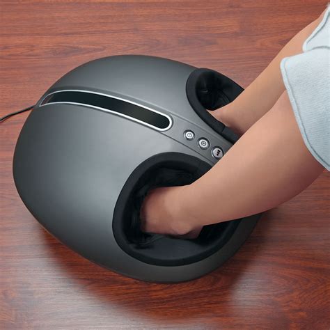 The Shiatsu Heated Foot Compression Massager - Hammacher Schlemmer