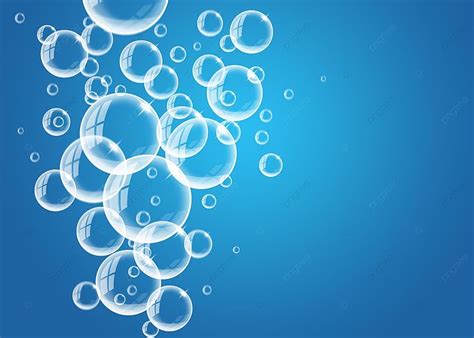 Refreshing Blue Bubbles Background, Wallpaper, Bubble, Background ...