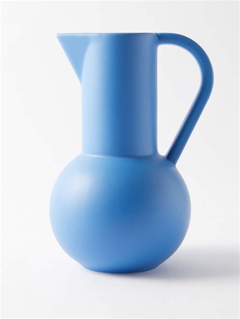 Blue Strøm large ceramic jug | Raawii | MATCHESFASHION AU