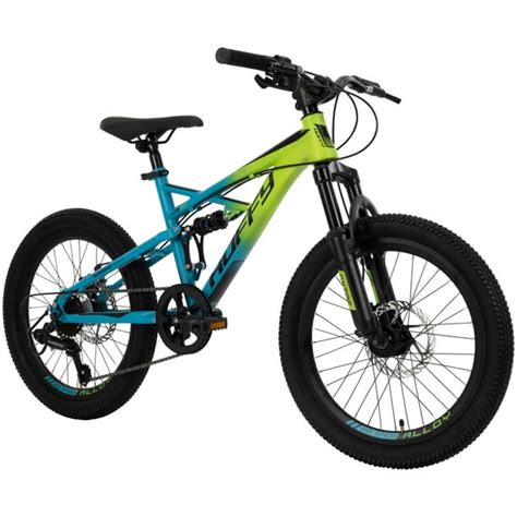 Huffy 20-inch Oxide Boys Mountain Bike for Kids , Lime / Blue - Walmart ...