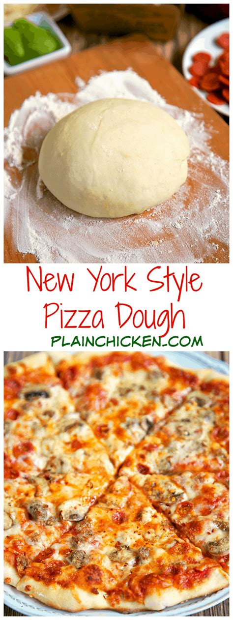 New York Style Pizza Dough - Plain Chicken