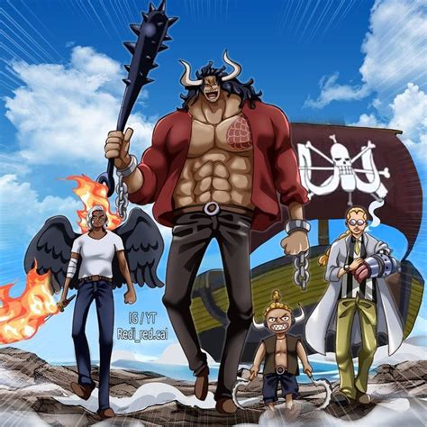 Re D. CalはInstagramを利用しています:「"Beast pirates " first time sailing ⛵⚓ #onepiece #onepiecefanart # ...