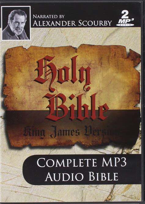 KJV Comp Scourby MP3 2 CDs Alexander Scourby-King james Version ...