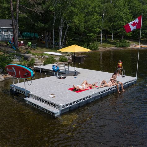 8’x8′ Complete Floating Dock Kit | CanadaDocks