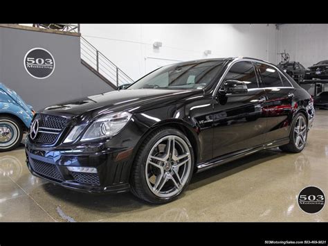 2012 Mercedes-Benz E63 AMG, Black/Black, less than 48k Miles!