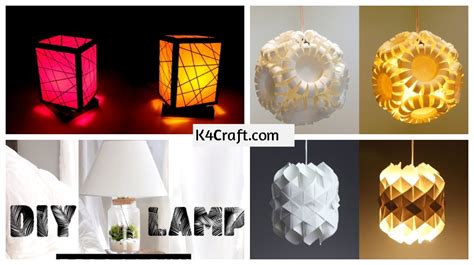 DIY Lamp Ideas to Light Up Your Decor - Lamp DIYs - K4 Craft