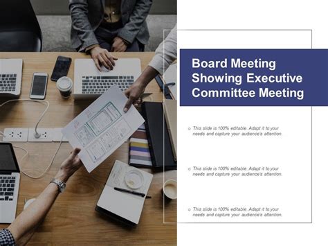 Board Meeting Showing Executive Committee Meeting | PowerPoint Presentation Pictures | PPT Slide ...