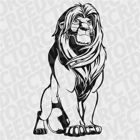 Lion King Simba Svg Cricut Silhouette Cut File Clipart Etsy | Porn Sex Picture