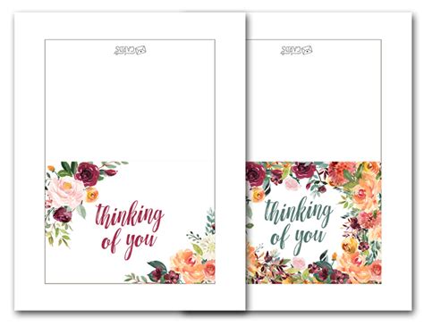 Free Printable Thinking of You Cards | Print Pretty Cards