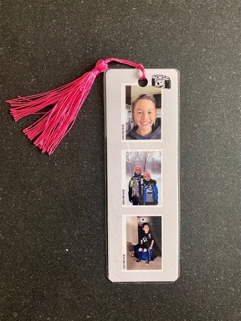 Custom Photo Bookmark Personalized Bookmark With Text Photobooth ...