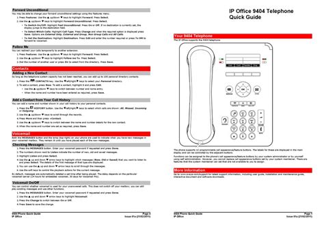 AVAYA 700500204 QUICK MANUAL Pdf Download | ManualsLib