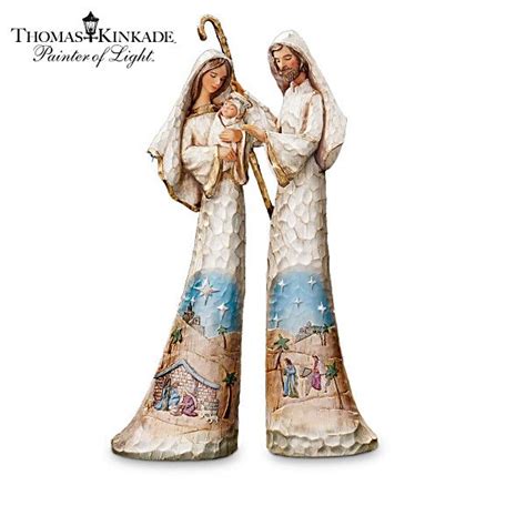 Thomas Kinkade's "Elegant Blessings" Nativity Figurines | Thomas ...