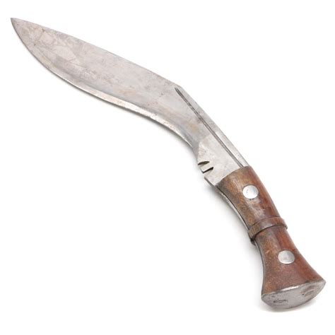 Indian-British Kukri Gurkha "DD-64" Curved Blade Fighting Long Knife | EBTH