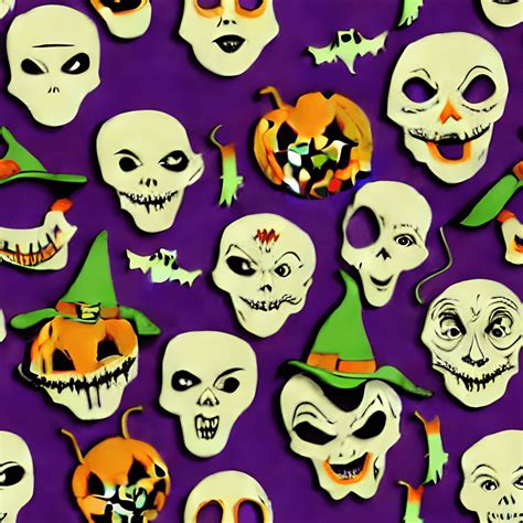 Halloween Masks a Pattern Generator · Creative Fabrica