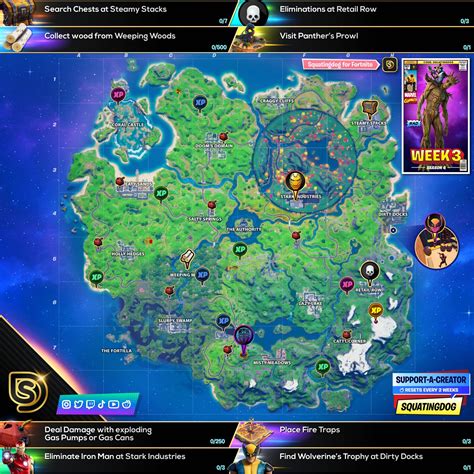 30 Top Pictures Fortnite New Xp Coins Week 3 - Fortnite Season 4 All Week 3 Xp Coin Locations ...