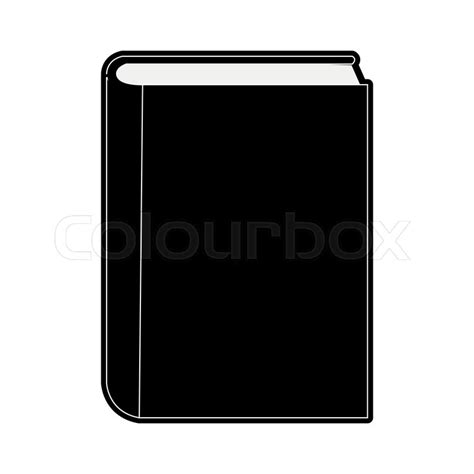 Closed book with blank cover icon ... | Stock vector | Colourbox