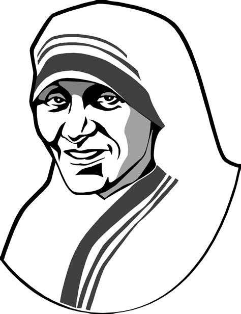 Mother Teresa Drawing at GetDrawings | Free download