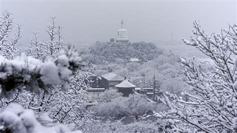 Capital in snow! Beijing welcomes 2020's first snowfall - CGTN