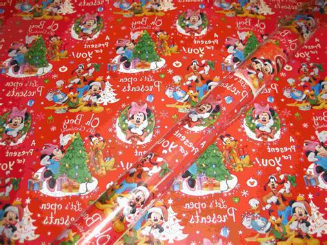 Disney Christmas Wrapping Paper for sale in UK | 56 used Disney ...