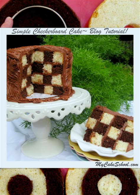 Checkerboard Cake Tutorial | My Cake School