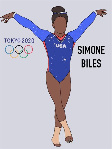 Simone Biles procreate drawing | Simone biles, Olympics, Tokyo 2020