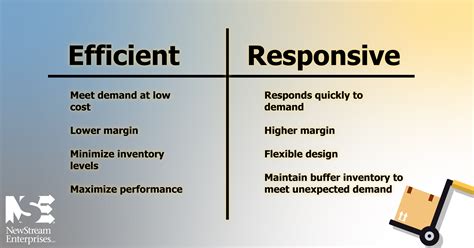 Efficient Vs. Responsive Supply Chain - NewStream