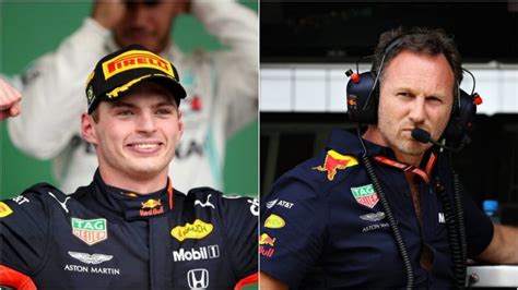 Red Bull Racing’s Team Principal Christian Horner names Max Verstappen ...