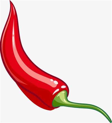 Cartoon Pepper Material, Vector Pepper, Red Chili