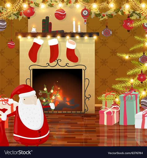 Animated Christmas Background Royalty Free Vector Image