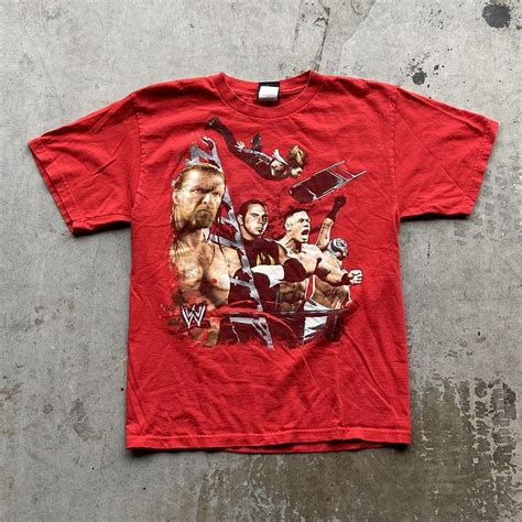 CRAZY VTG RARE WWE KIDS TSHIRT SIZE... - Depop