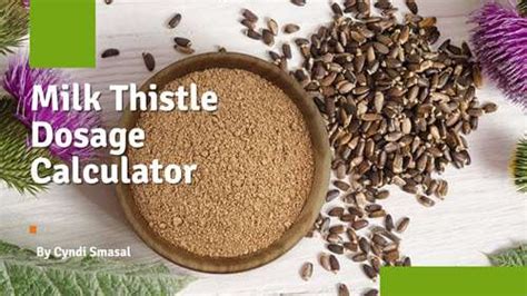 Milk Thistle Dosage Calculator - How much Milk Thistle can you give a dog?