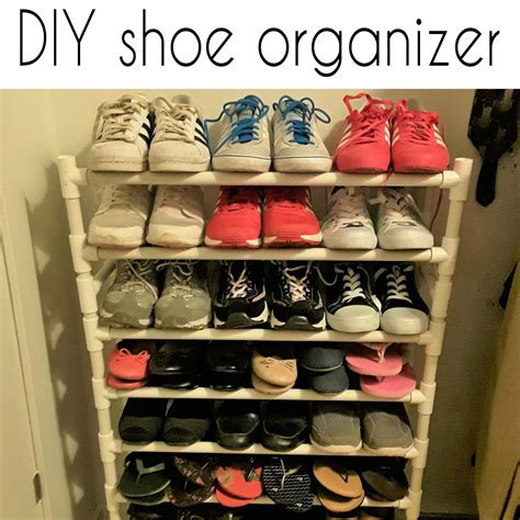 DIY pvc pipe shoe organizer | Crazy DIY Mom