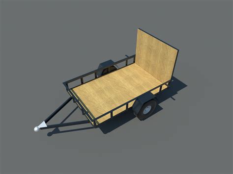 5x8 Utility Trailer Plans DIY Open Lawn Cargo Carrier – The Best DIY Plans Store