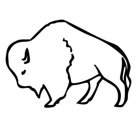 Buffalo Outline Drawing at PaintingValley.com | Explore collection of Buffalo Outline Drawing